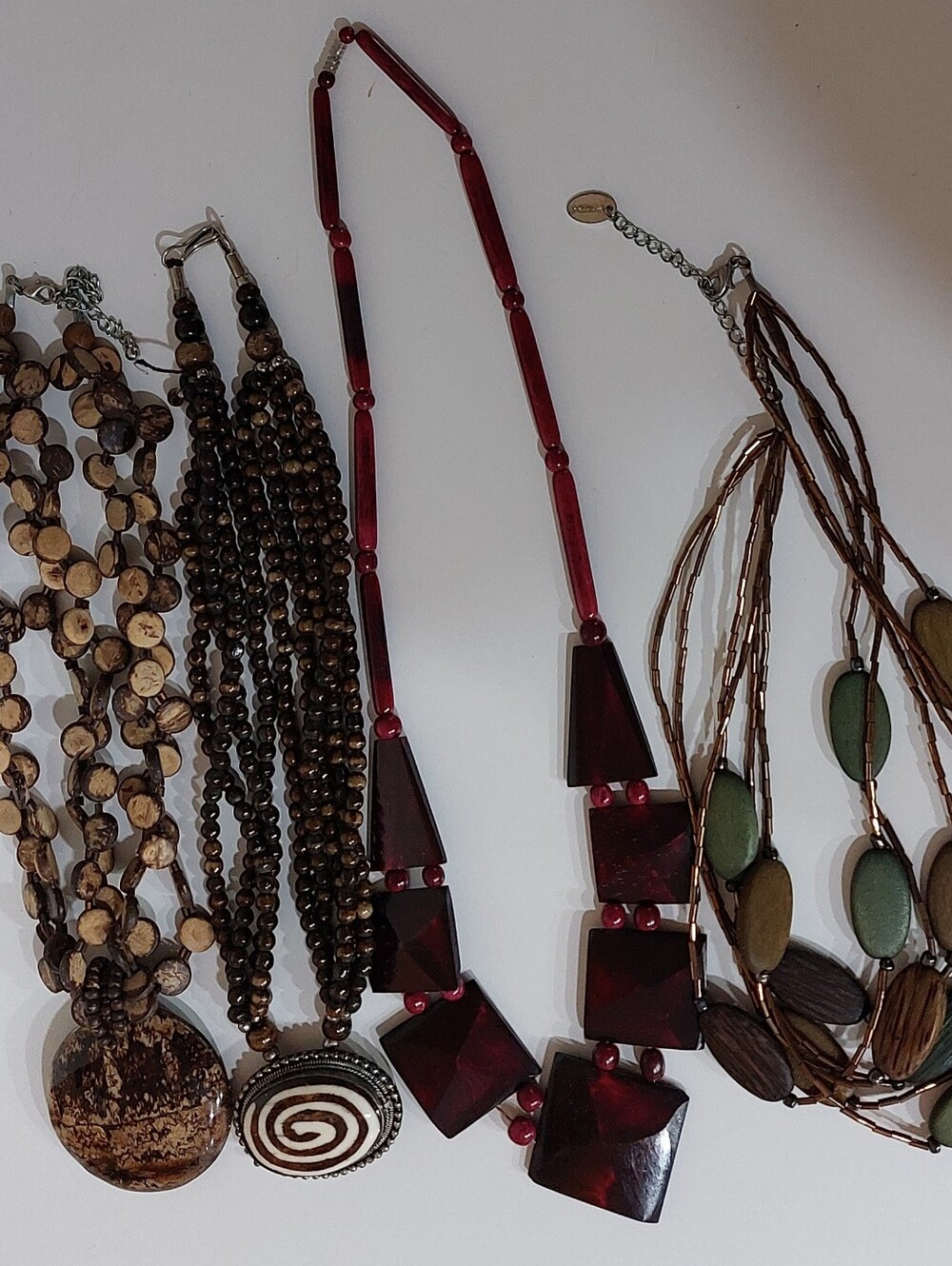 Lot of 4 Earthtone Necklaces
